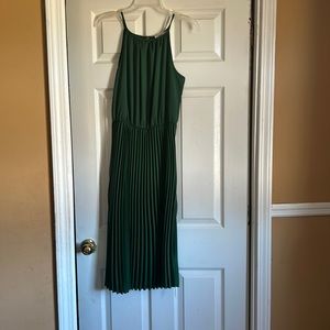 Never worn Emerald green dress